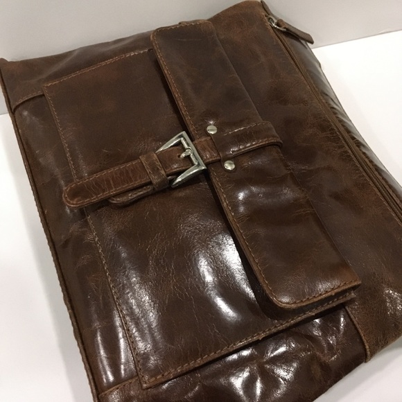 Oran Australia Leather Shoulder Bag Satchel Small - Picture 4 of 8